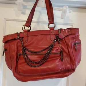 Dkny leather handbag
